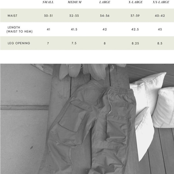 Richie Le Collection ripstop Cargo pant - burnt moss - Picture 5 of 5